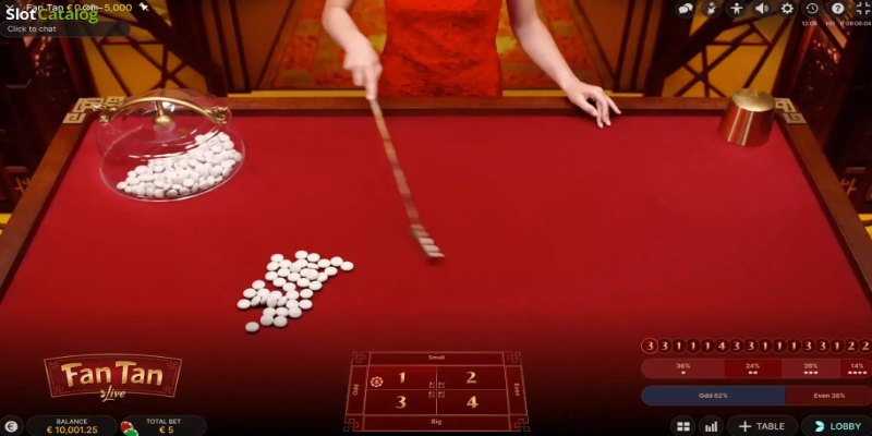 Điểm khác biệt giữa Fantan truyền thống và live
