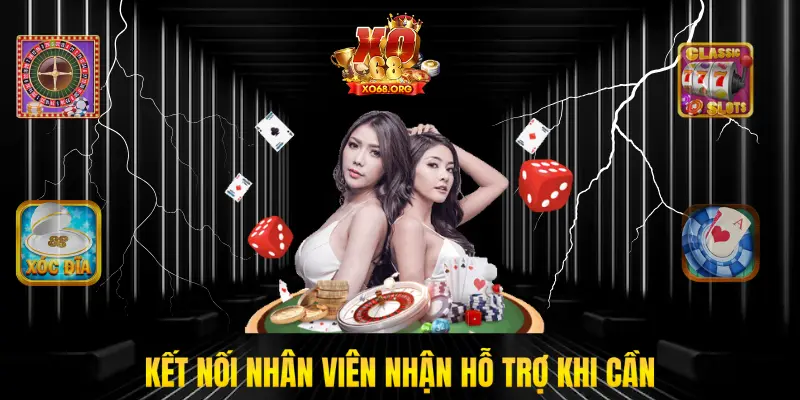 Kết nối nhân viên nhận hỗ trợ khi cần